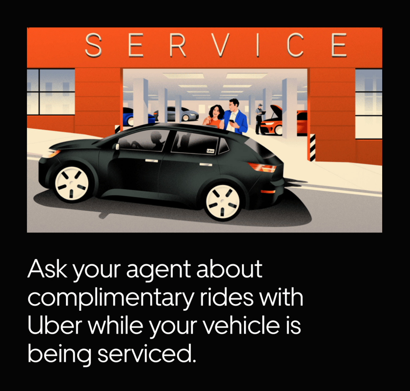 Uber for Business Table Tent